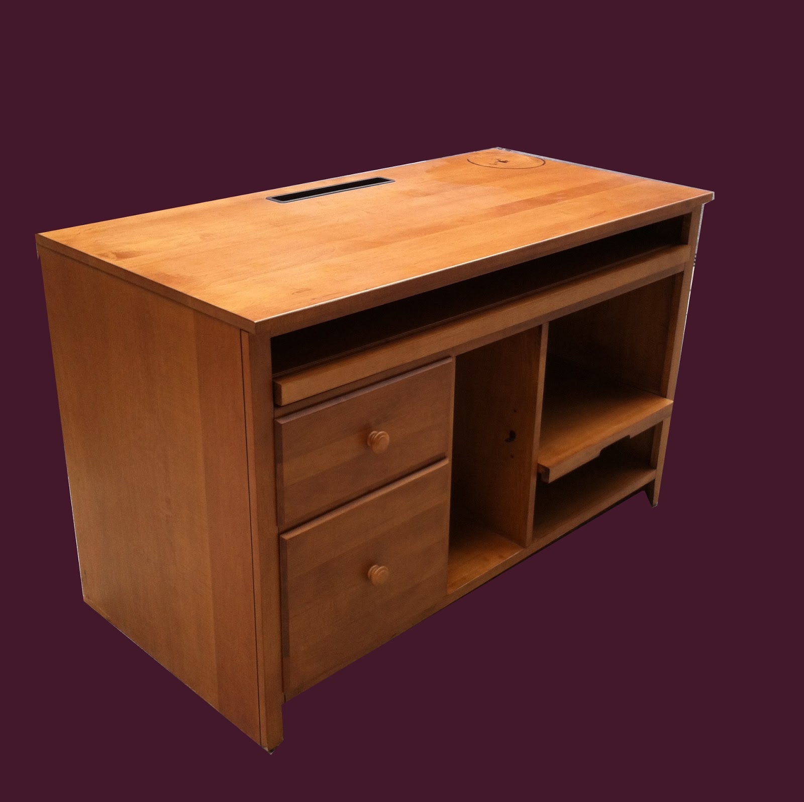 Uhuru Furniture & Collectibles Ethan Allen Computer Desk SOLD