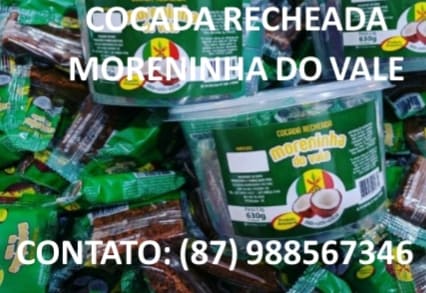 COCADA RECHEADA MORENINHA DO VALE