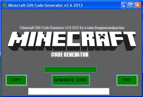 Minecraft Gift Code