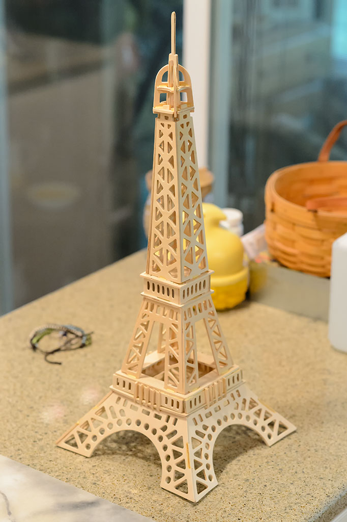 Completed Creatology's Eiffel Tower Puzzle