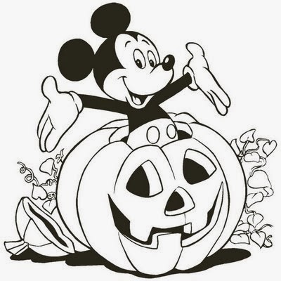 Desenho de Halloween para colorir – Imagem e Molde e para imprimir