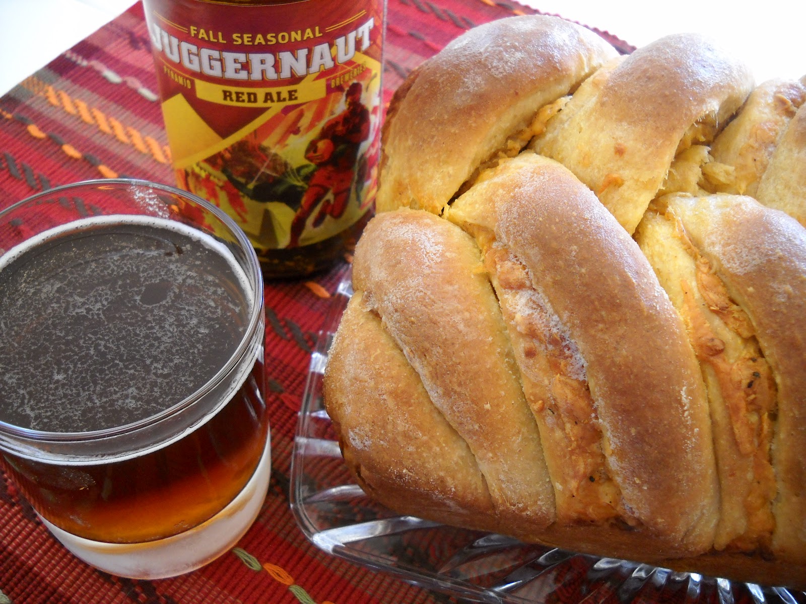 Bake It With Booze! Cheddar Mustard Beer Bread