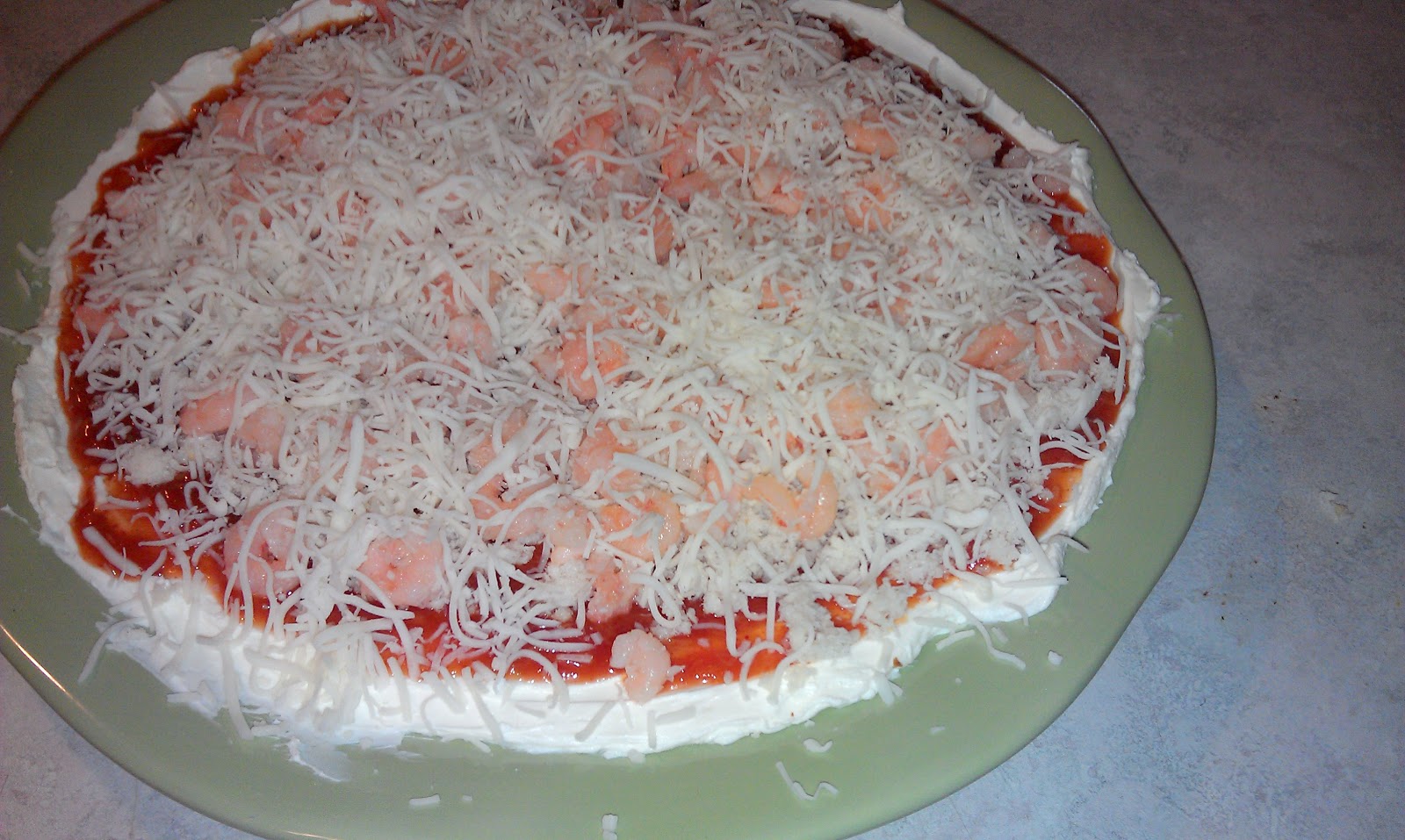 cold crab dip with cream cheese and cocktail sauce