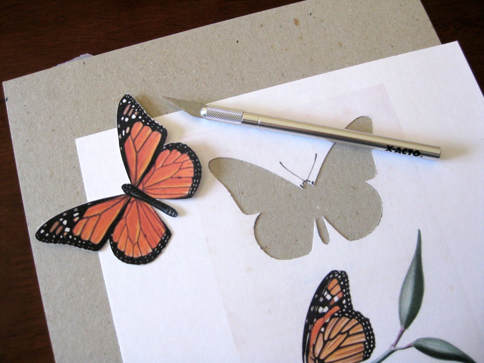 butterfly wall hanging tutorial...