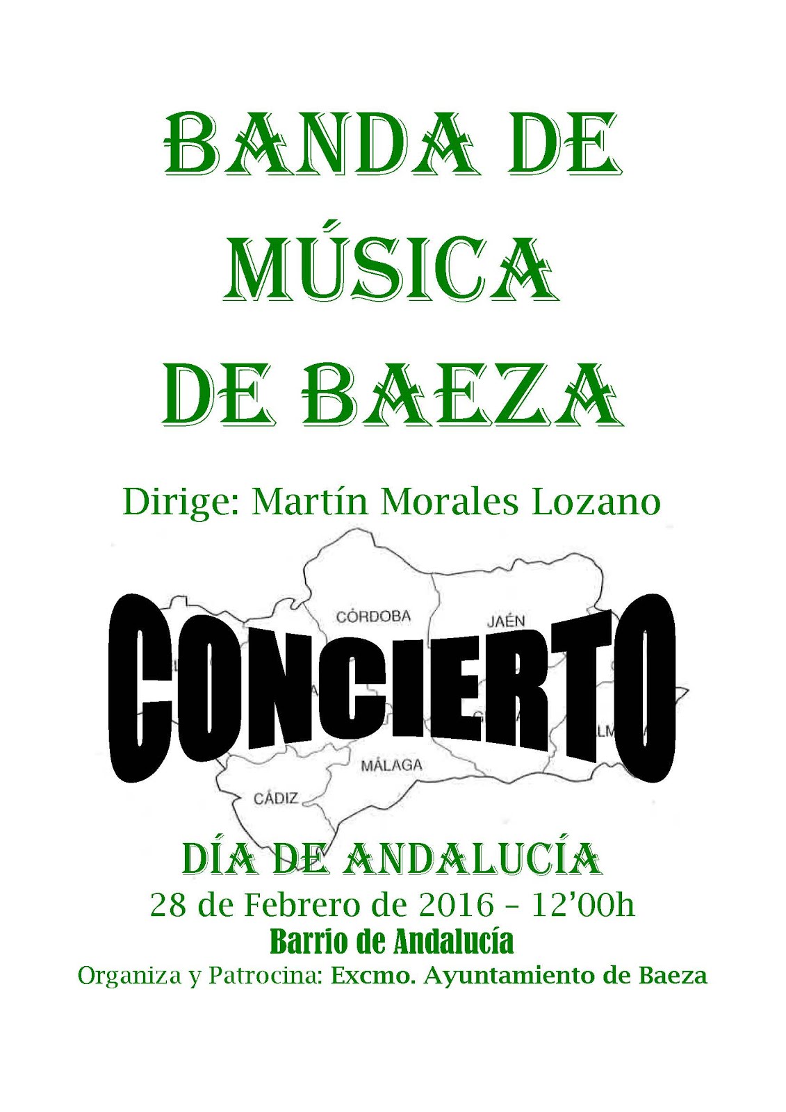 CONCIERTO DÍA DE ANDALUCÍA