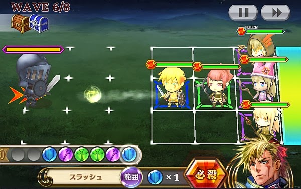 第6回の中ボスは騎士タイプ