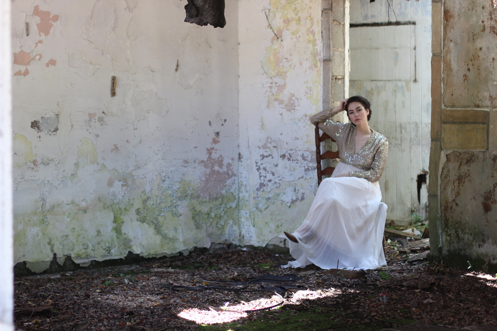 Sassy Sister Vintage More Pics Abandoned Building Fashion Shoot