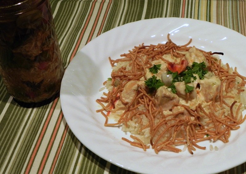 The Iowa Housewife Home Canned Chicken a La King