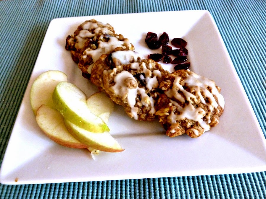 Baking and Cooking, A Tale of Two Loves Oatmeal Apple Cookies with