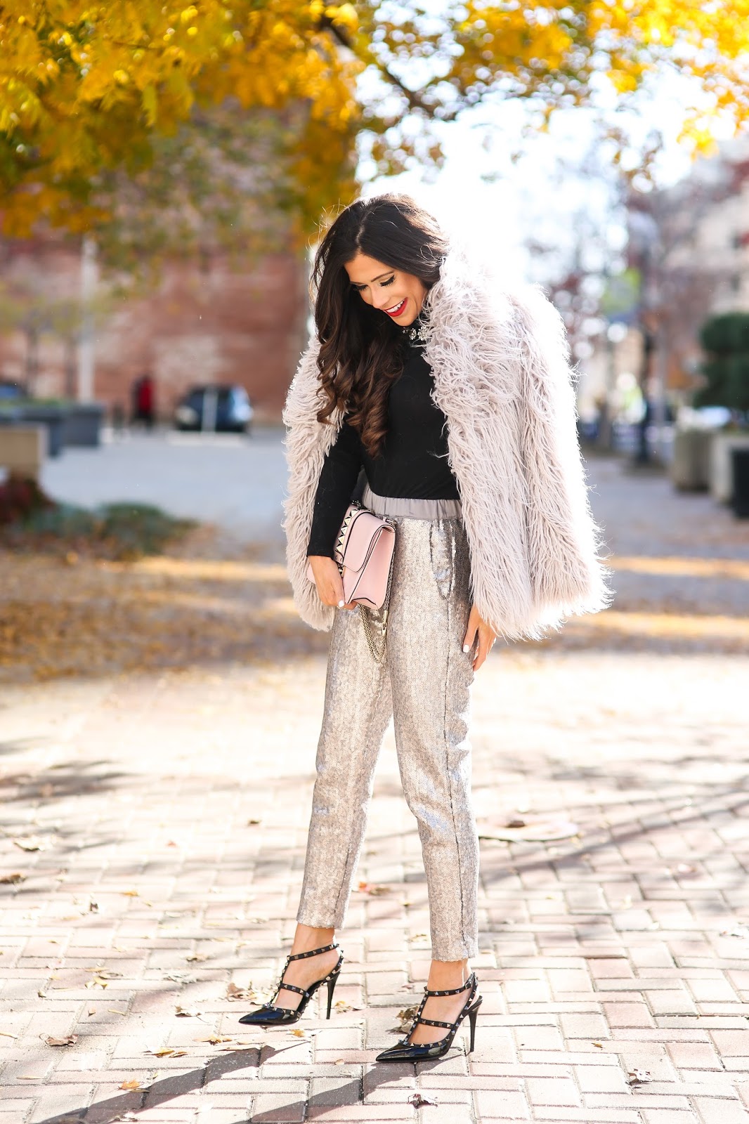 How to Style Sequin Pants for the Holidays