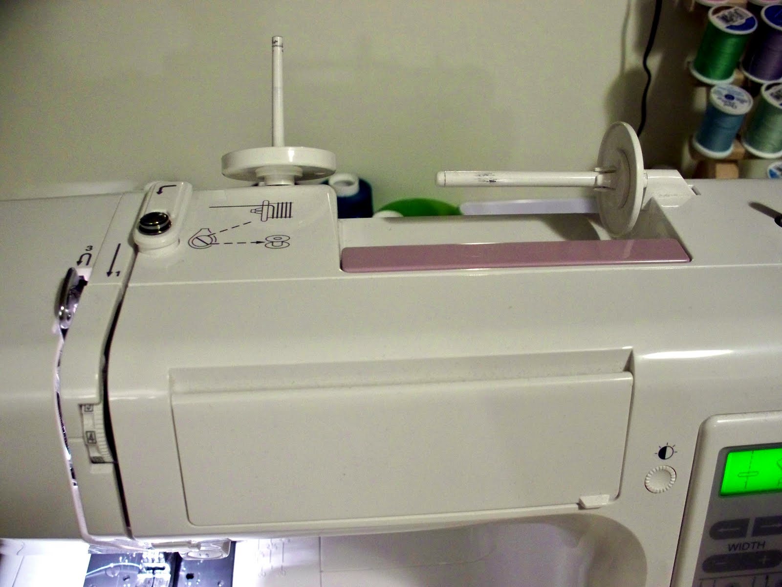 The Diaper Bag Wrangler DIY Sewing Machine Cone Thread Conversion