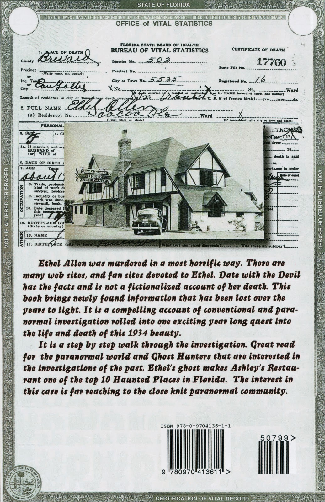 Michael's Genealogy & Brevard County History Blog Ethel Allen's Date