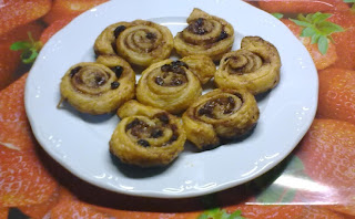 Rollitos de Canela y Pasas