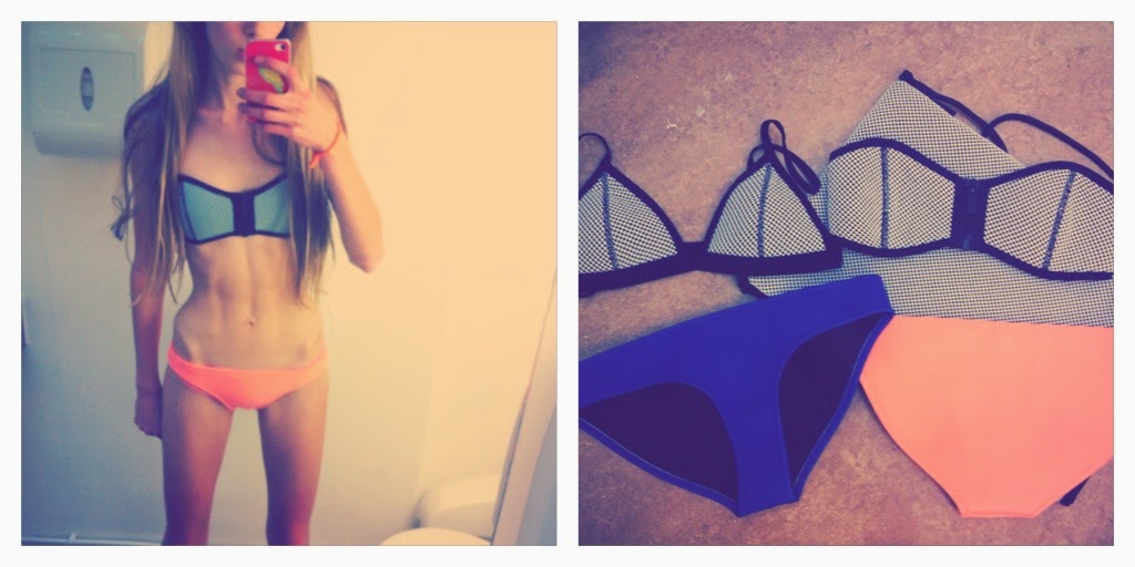 Winnie Miami Mint Triangl bikini Review Nicole's Allsorts