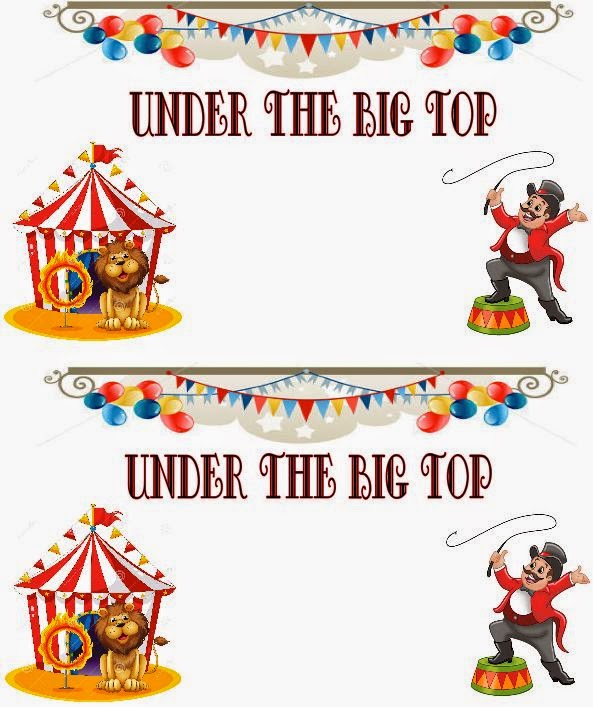 circus theme invitations