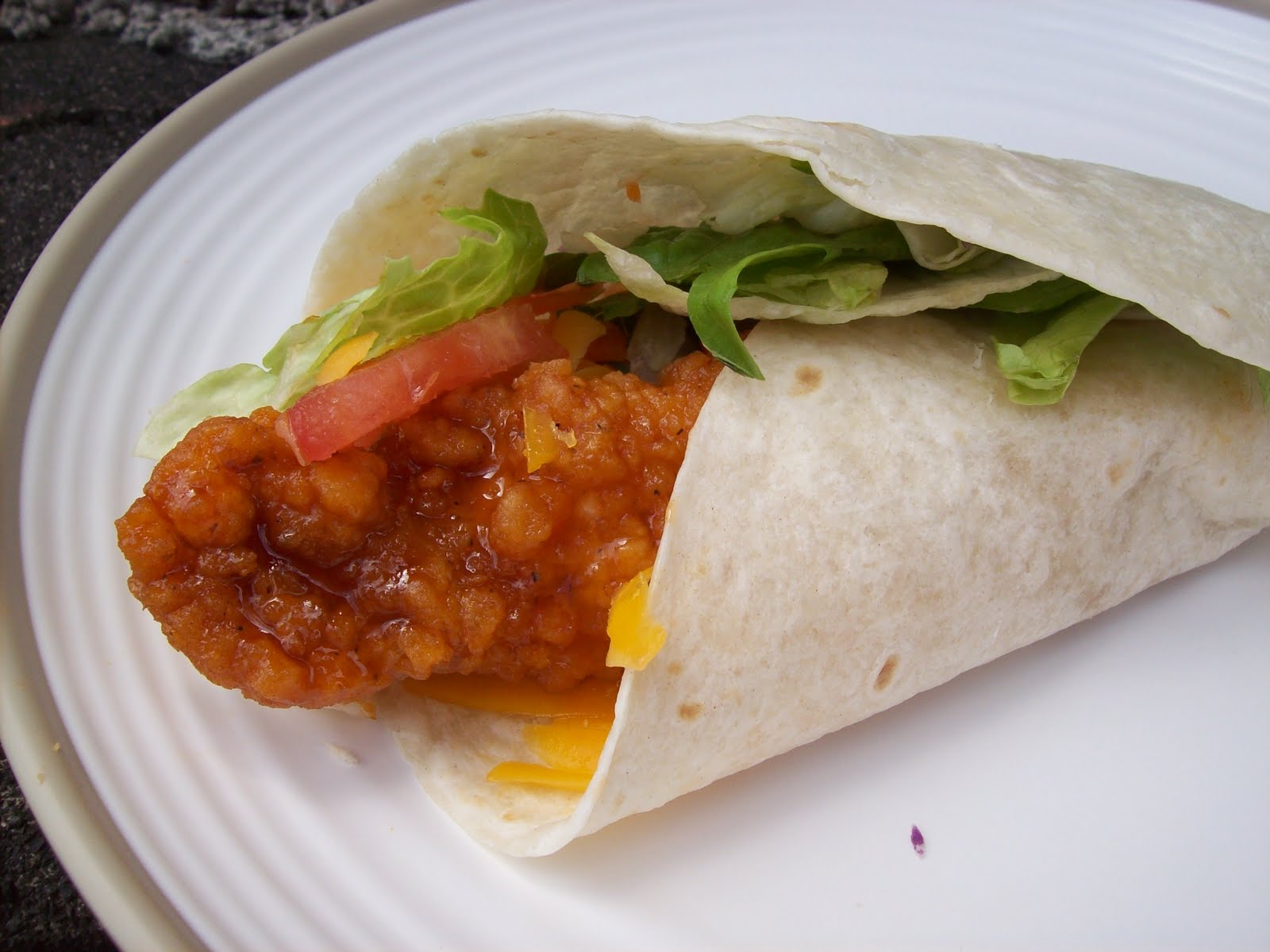 Delicious Discoveries Spicy Sticky Chicken Wraps