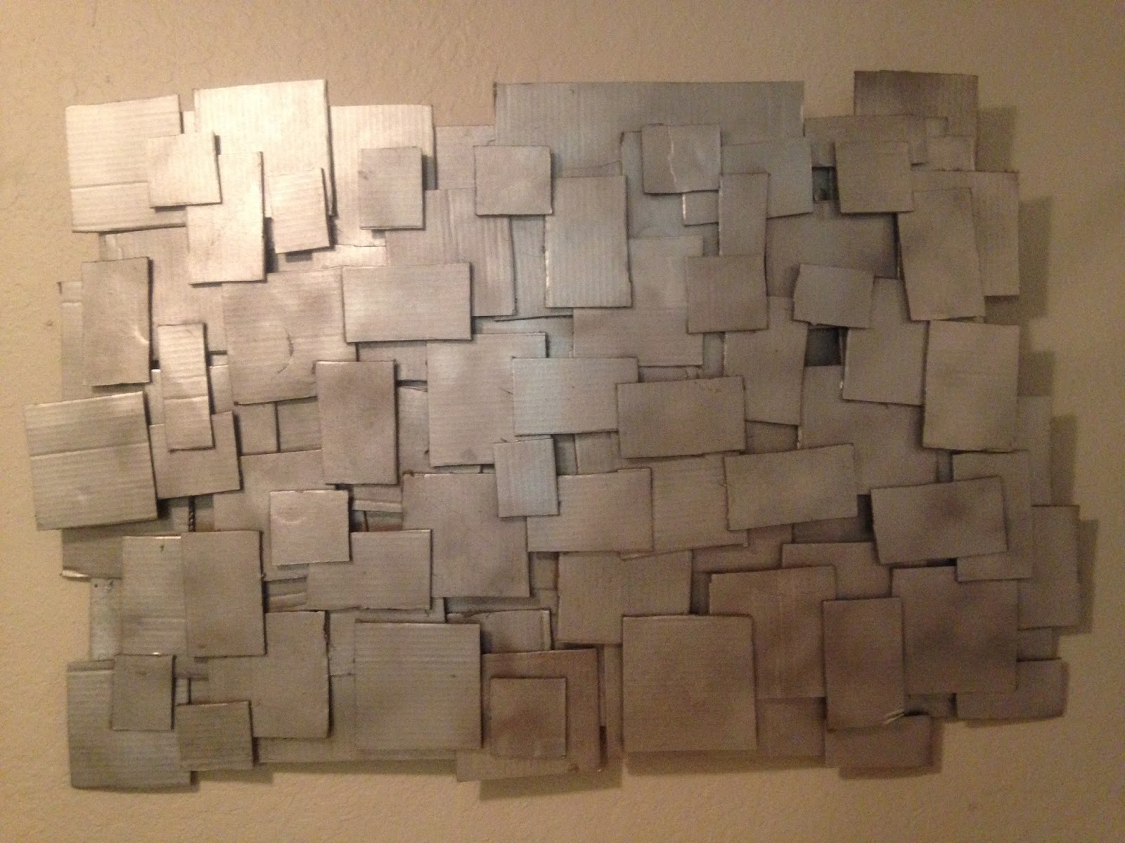 DIY Cardboard Wall Art for only 3 Call Life Crazy