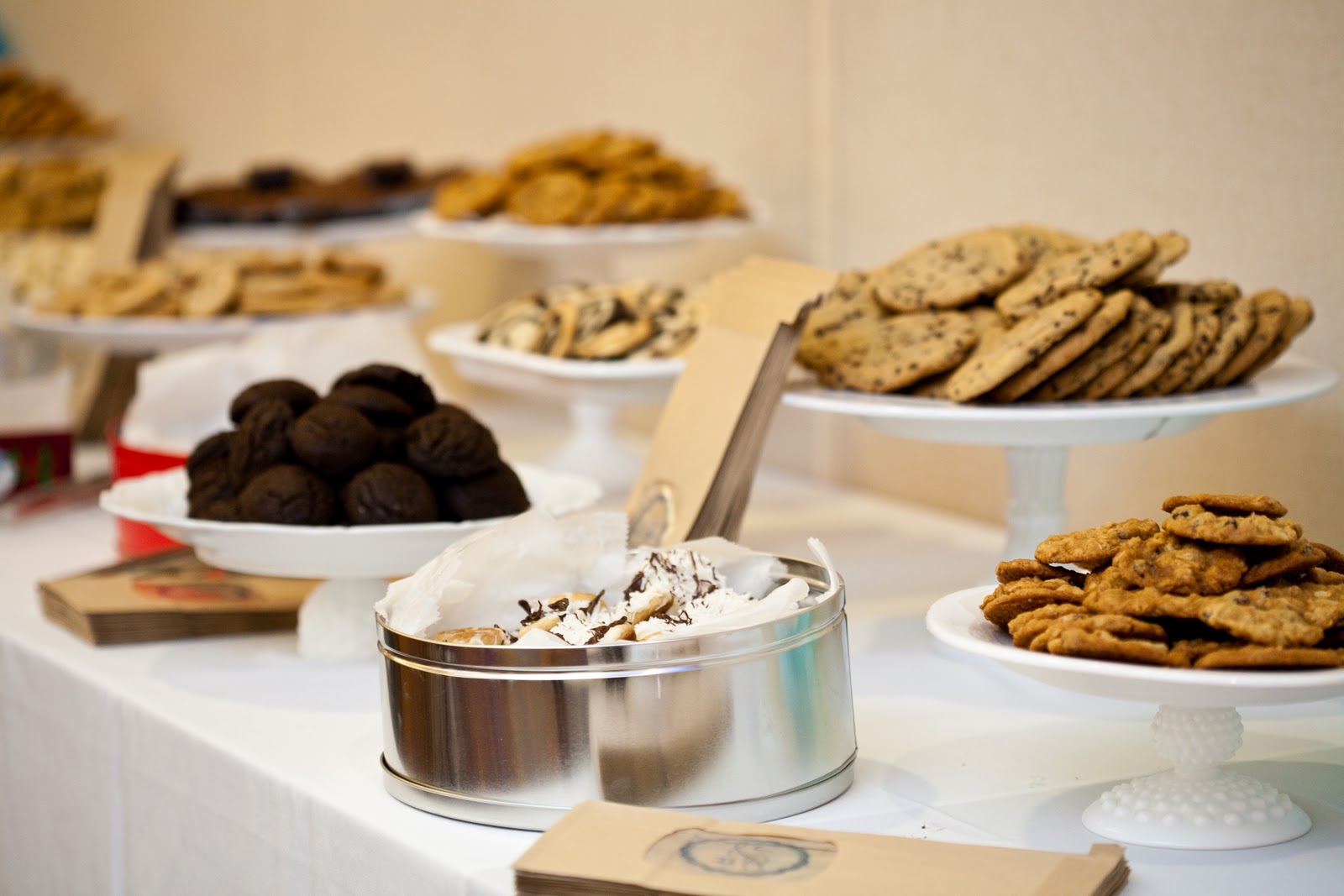 Weddings and Cookies Cookie Stands in Action