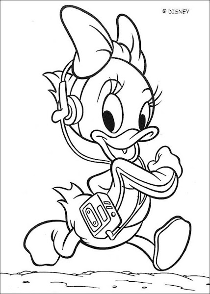 Baby Donald Duck Coloring Pages