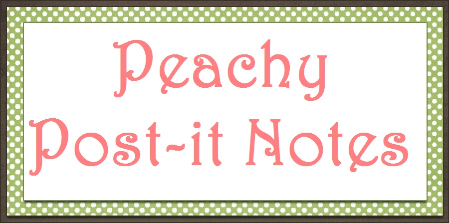Peachy Post it Notes
