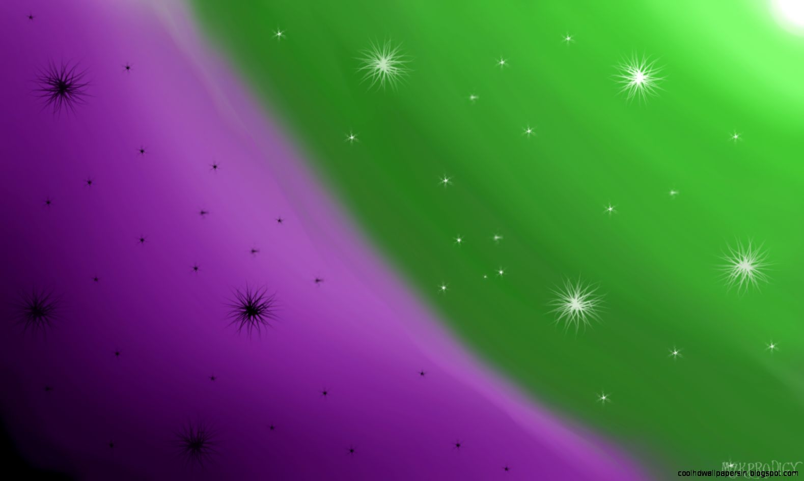 Purple And Green Wallpaper