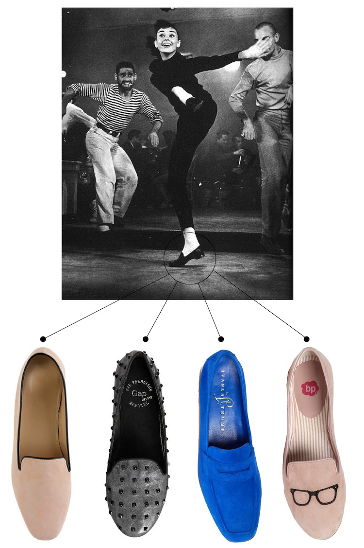 Just B B Inspired Funny Face loafers