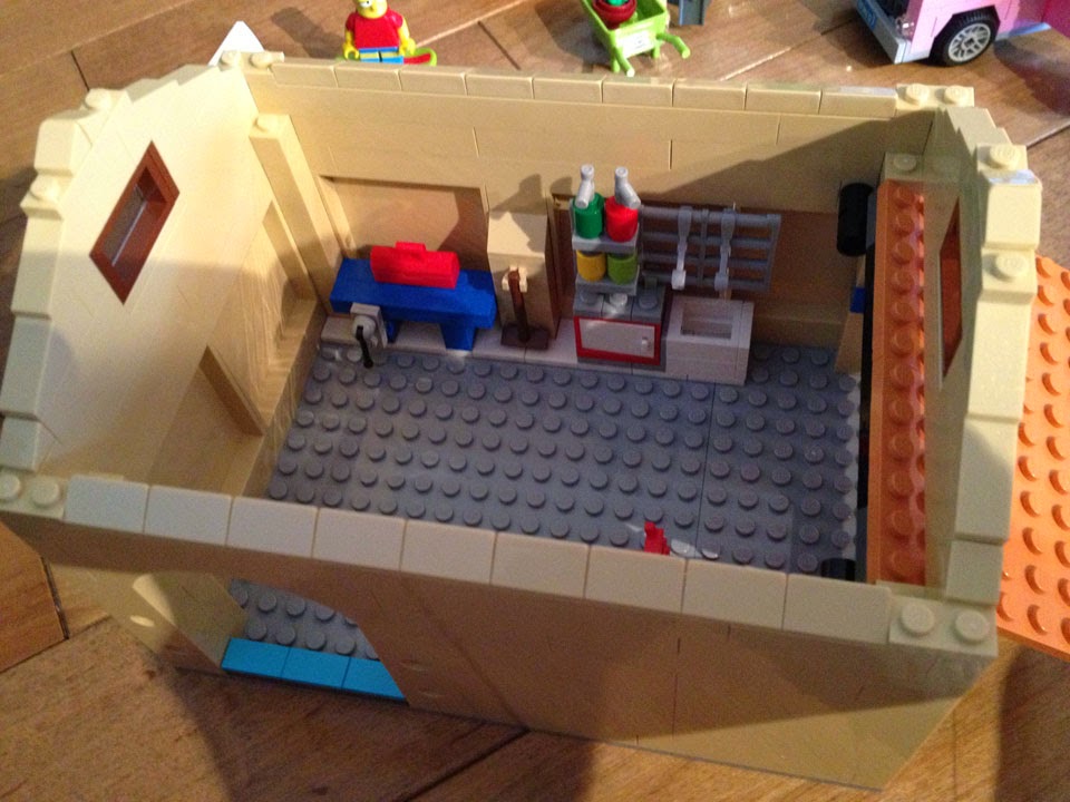 Fully Jointed Play Figures Lego The Simpsons House