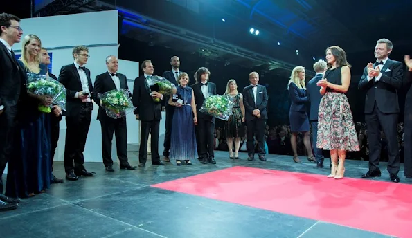 Crown Princess Mary of Denmark attended the INDEX Award Ceremony 2015 in Elsinore