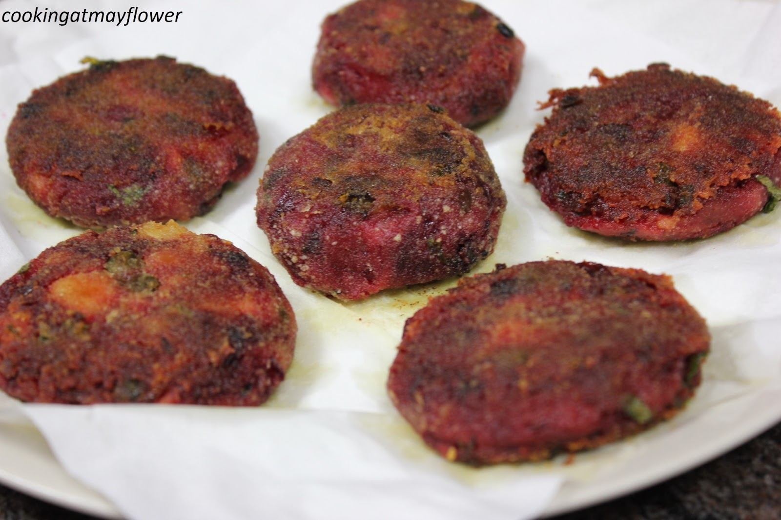 Cooking at Mayflower Vegetable cutlet / Pachakari cutlet / Beetroot