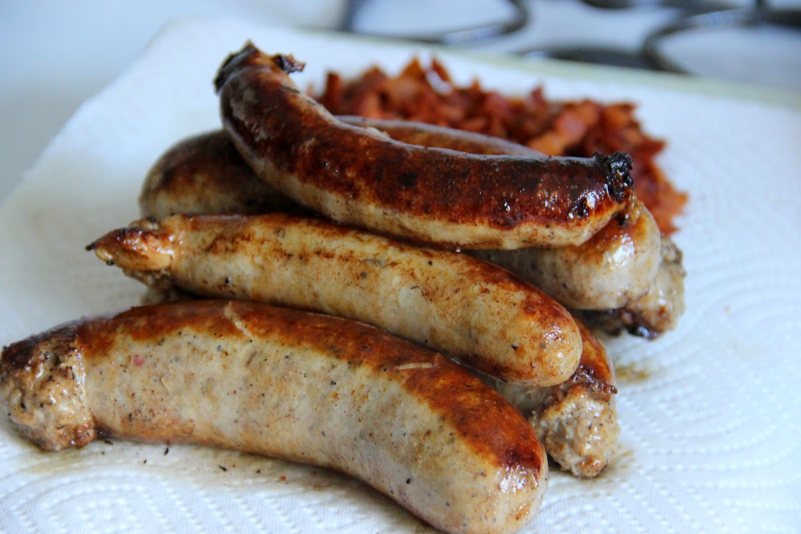 The Owl with the Goblet Beer Braised Sausage & Cabbage with Homemade