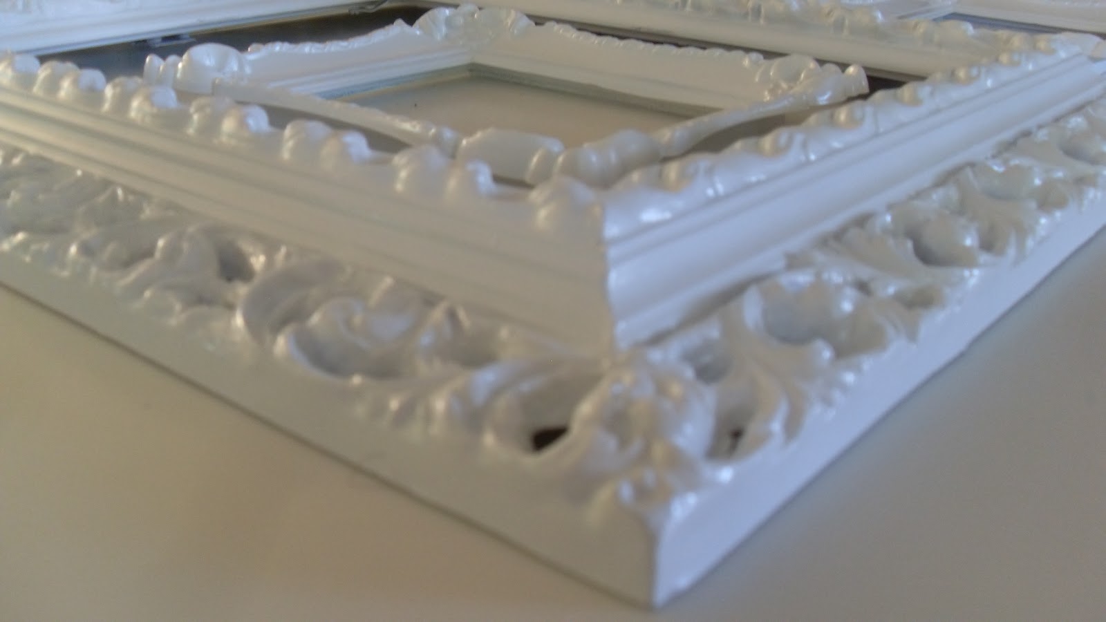 Oops! The latest, greatest frame adventure! An open frame gallery wall!