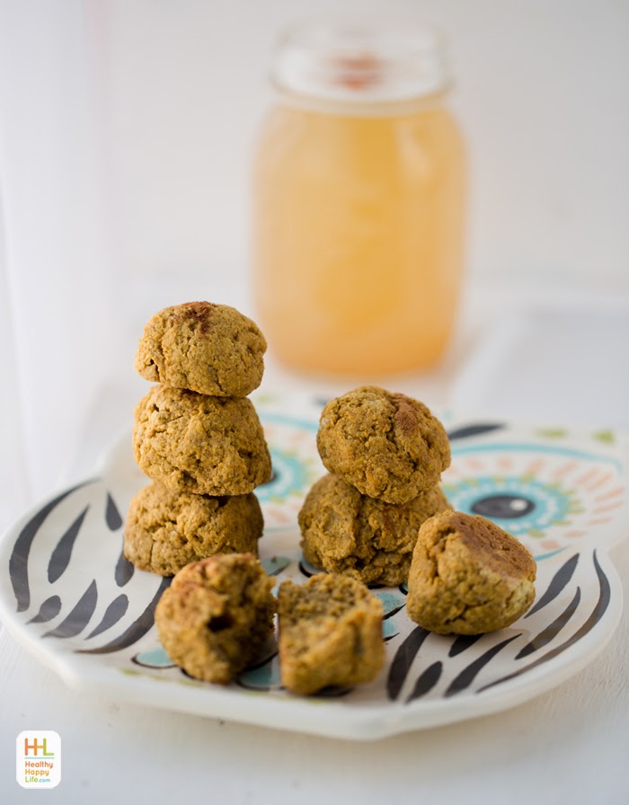 Pumpkin Pie Pillows. LowSugar, Vegan Cookies to Nibble! Vegan Recipe