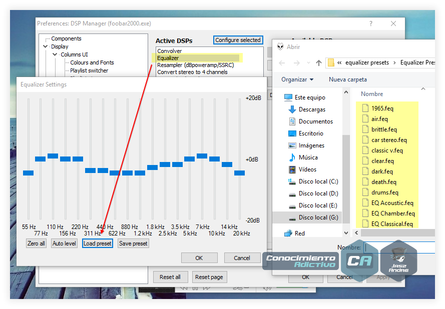 Foobar2000 and equalizer presets nelovintage