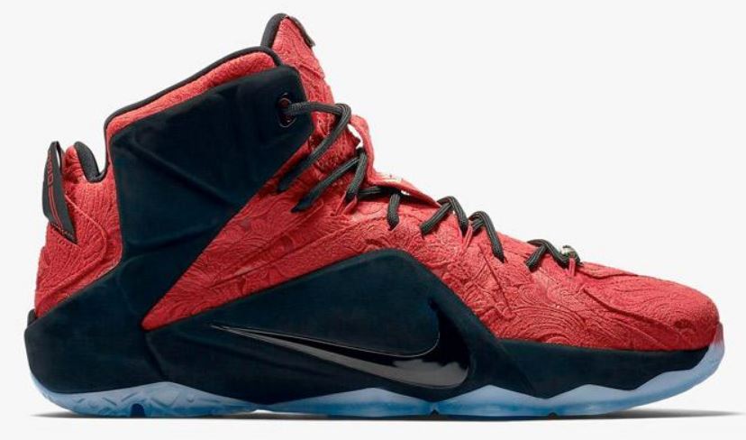 nike lebron 12 donna rosso