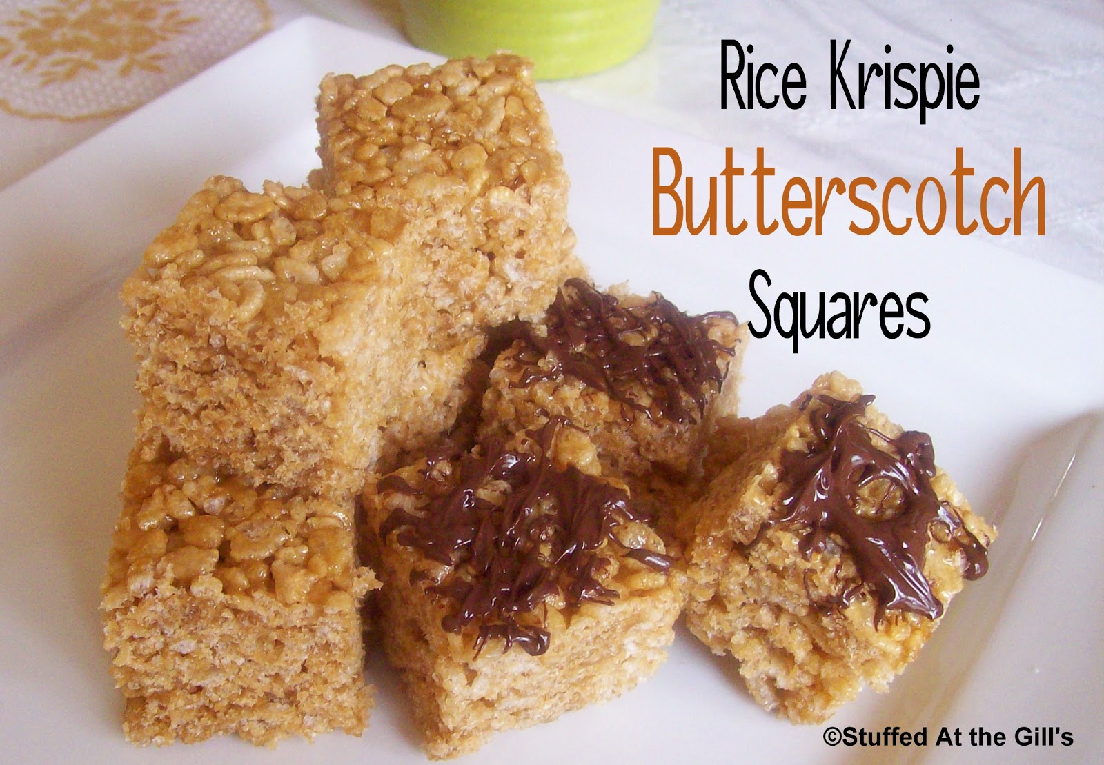 Rice Krispie Butterscotch SquaresNo Marshmallows