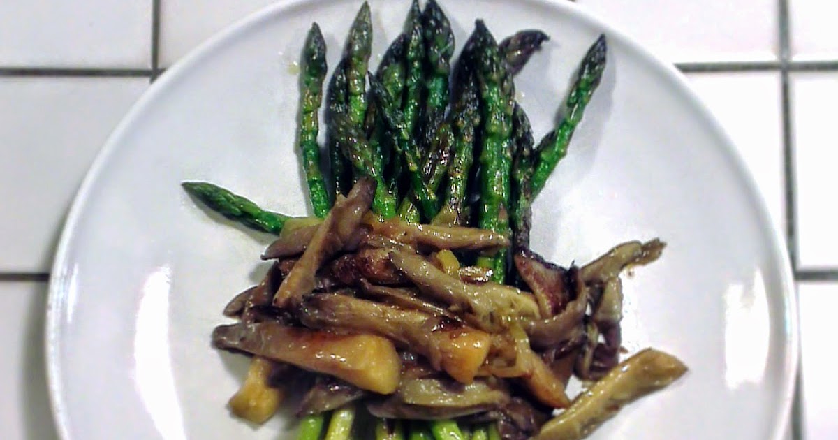 om nom nom nom nom nom nom seasonal grilled asparagus with oyster
