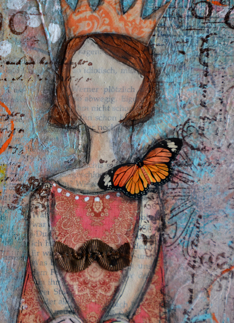 Her Creative Spirit: Mixed Media Canvas