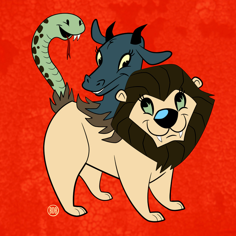 Doo Wacka Doodles The Deadly Terrifying Chimera