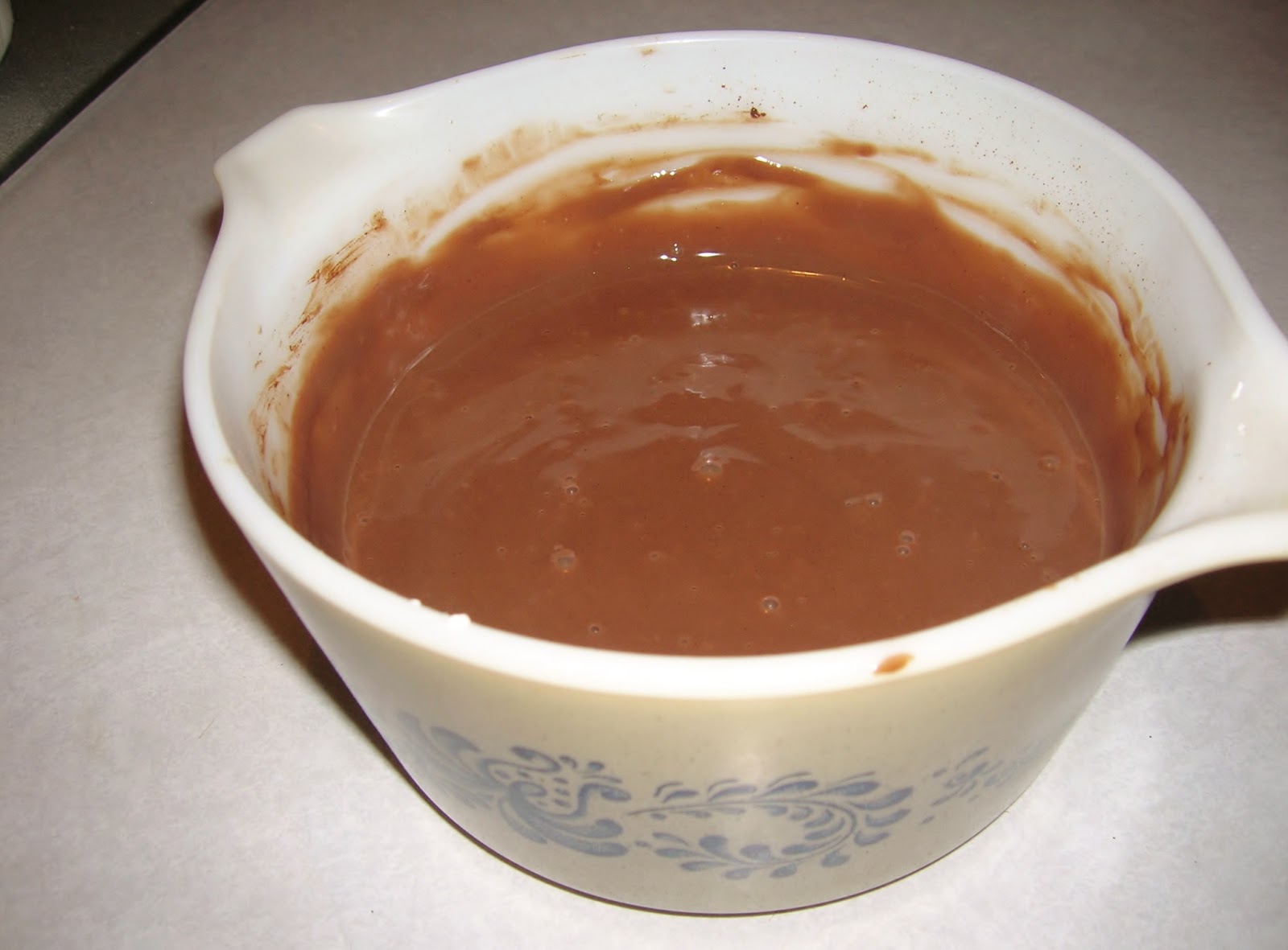 Homemade Gluten Free "Instant" Chocolate Pudding Pie, low glycemic, so