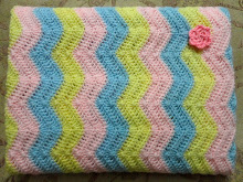 Candy Ripple Baby Blanket