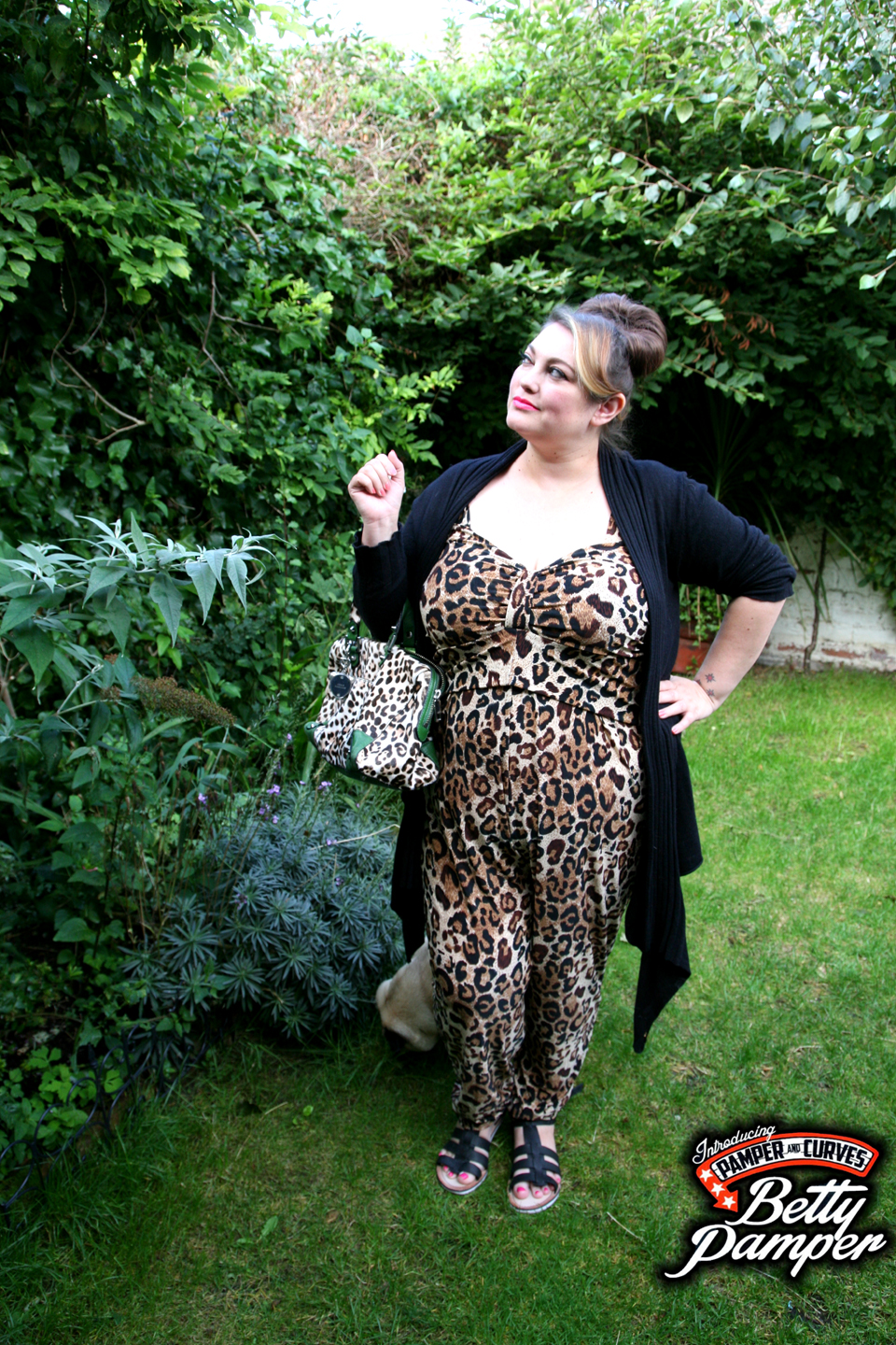 Plus Size Animal Print Jumpsuit-A Review | Pamper and Curves