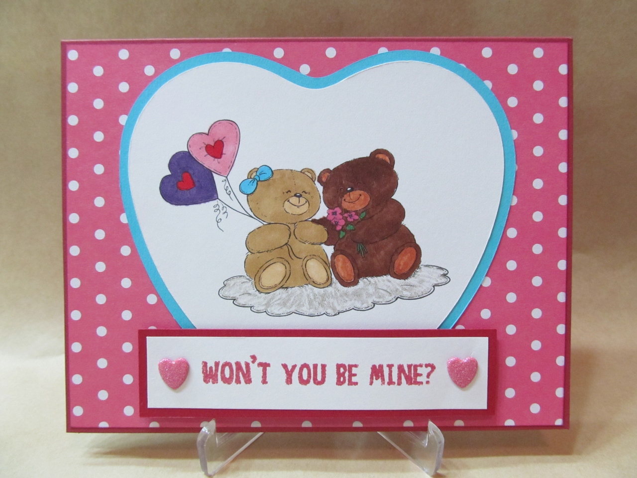 Savvy Handmade Cards Won't You Be Mine? Card