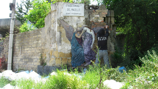 Zilda, street art, Naples, Fragiles Fabulae