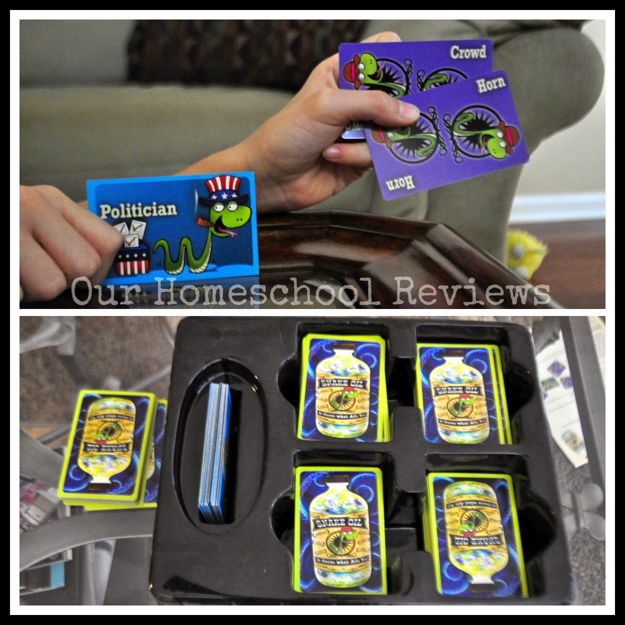 Our Homeschool Reviews Snake Oil Game Review