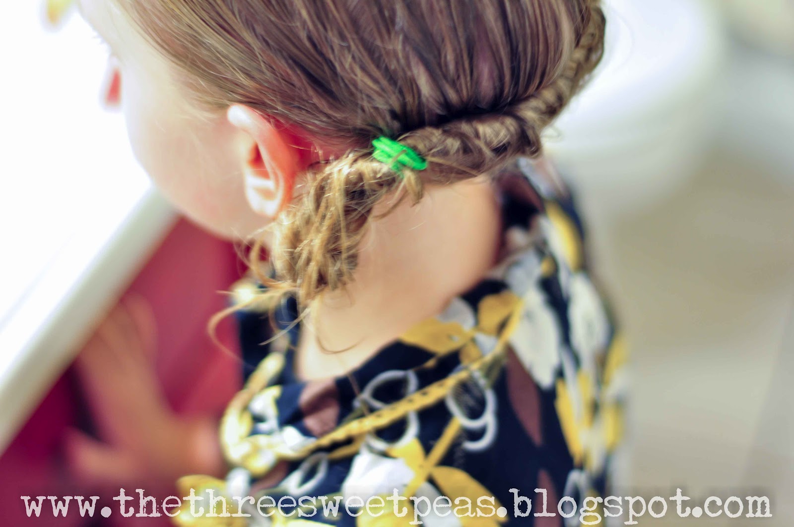 The Three Sweet Peas Messy Hair Monday Easy French Twist Crown