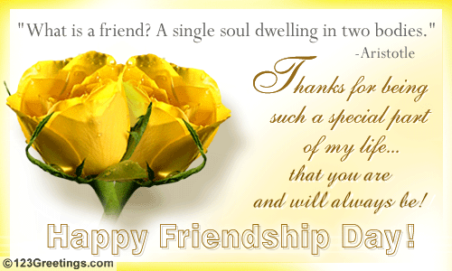 friend greetings card