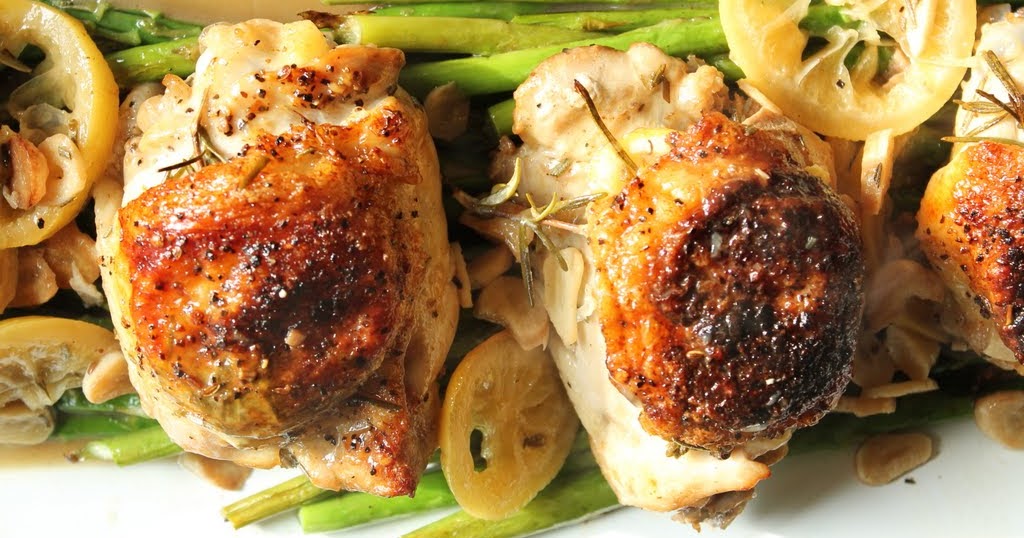 Rindy Mae Lemon & Rosemary Chicken with Pinenut Rice Pilaf