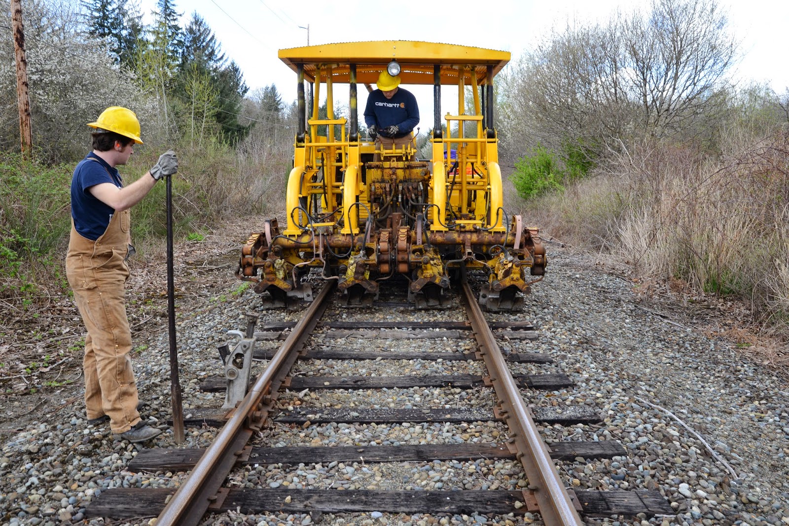 Northwest Railway Museum Blog Tamping for a better ride