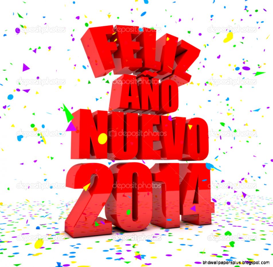 Happy New year 2014 in spanish languages — Stock Photo Happy New year 2014 in spanish languages — Stock Photo