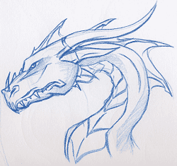 desenhos radicais dragão